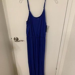 LUSH Spaghetti Strap Cobalt Dress